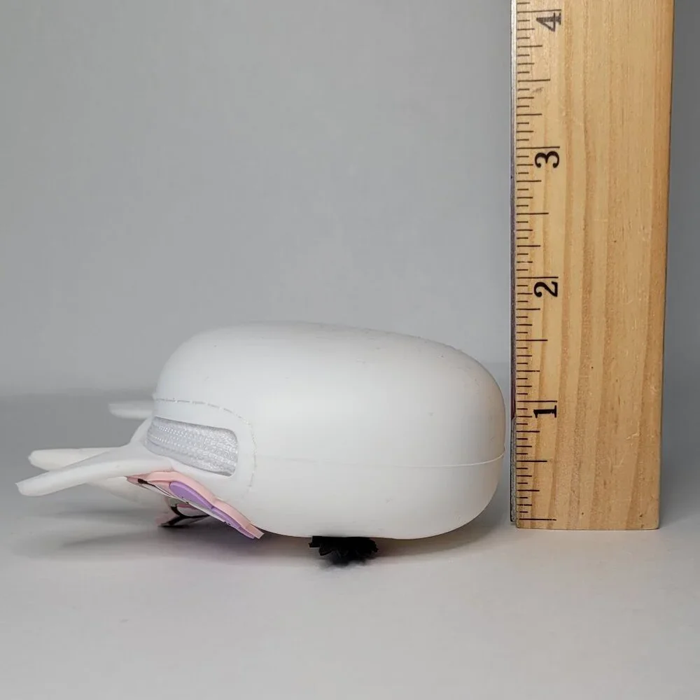 Claire's Unicorn Butterfly Crown Silicone Coin Purse White Jelly Wallet